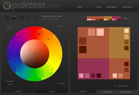 Web para elegir fácilmente combinaciones de colores Web para elegir fácilmente combinaciones de colores