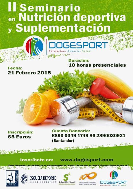 II Seminario en Nutrición Deportiva y Suplementación‏