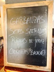 Pizarras gastronómicas matul