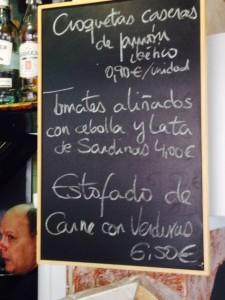 Pizarras gastronómicas pizarra