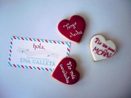 Galletas para acabar con las cursiladas de San Valentín
