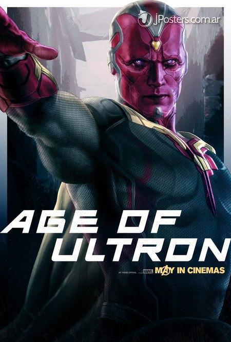 Afiches de los personajes de Los Vengadores: La Era de Ultrón