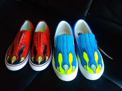 Las dinozapatillas artesanales de Daniel Pierce Las dinozapatillas artesanales de Daniel Pierce