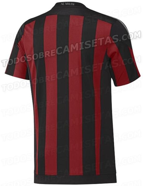 Camiseta Milan 2015 - 2016