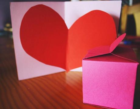 DIY: Tarjeta de San Valentín y cajita de bombones