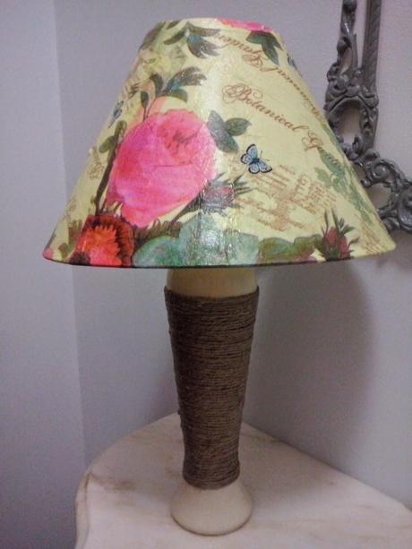 ♥ ♥ ♥ LÁMPARA SOBREMESA LOW COST ♥ ♥ ♥ LÁMPARA SOBREMESA LOW COST