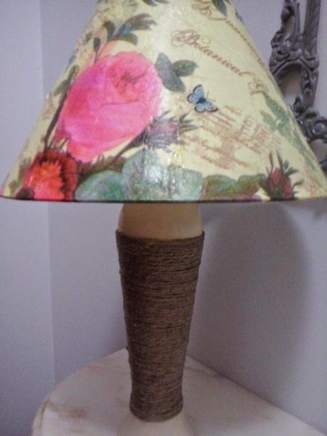 ♥ ♥ ♥ LÁMPARA SOBREMESA LOW COST ♥ ♥ ♥ LÁMPARA SOBREMESA LOW COST