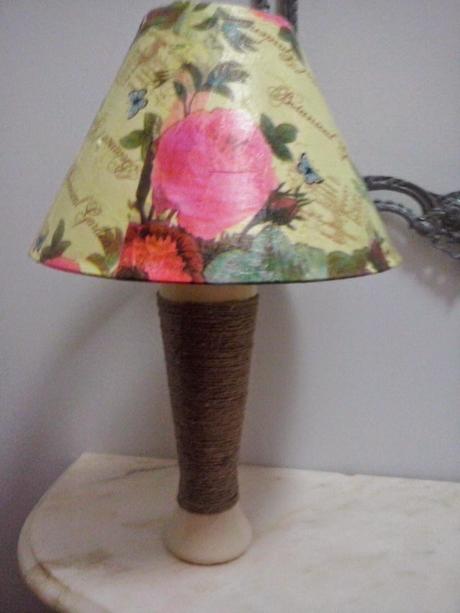 ♥ ♥ ♥ LÁMPARA SOBREMESA LOW COST ♥ ♥ ♥ LÁMPARA SOBREMESA LOW COST