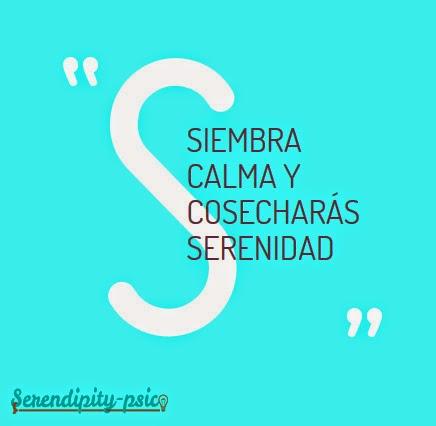 Emociones del cuidador: Serenidad