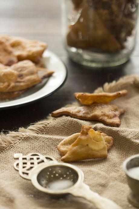 Orejas de carnaval. Receta tradicional.