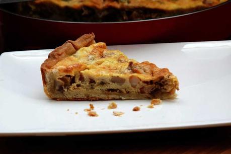 Quiche de boletus y gambas , receta sin thermomix quiche de boletus