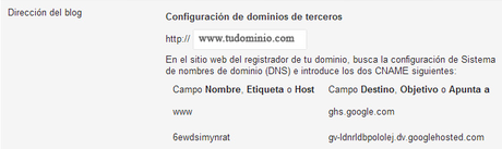 Pasar de Blogspot a un dominio personalizado Pasar de Blogspot a un dominio personalizado