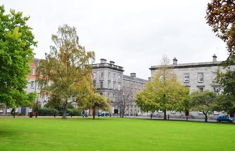 Verde irlandés en el Trinity College, Dublin