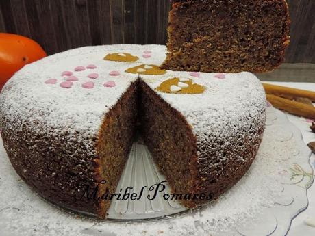 Bizcocho de caqui persimón en olla programable. Bizcocho de caqui persimón en olla programable.