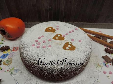 Bizcocho de caqui persimón en olla programable. Bizcocho de caqui persimón en olla programable.