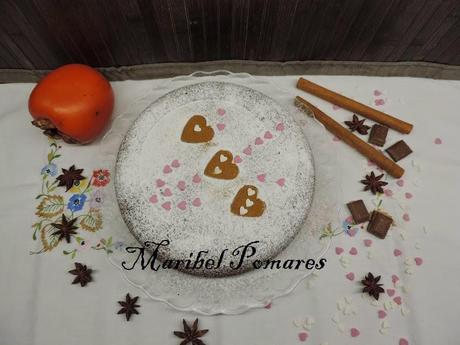 Bizcocho de caqui persimón en olla programable. Bizcocho de caqui persimón en olla programable.