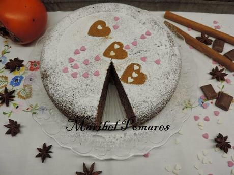 Bizcocho de caqui persimón en olla programable. Bizcocho de caqui persimón en olla programable.