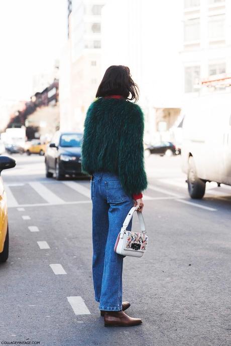 STREET STYLE NYFW I New_York_Fashion_Week-Fall_Winter_2015-Street_Style-NYFW-Leandra_Medine-Fur_Coat-Flared_Jeans-Turtle_Neck-3