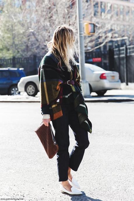STREET STYLE NYFW I New_York_Fashion_Week-Fall_Winter_2015-Street_Style-NYFW-Camille-Checked_Cape-