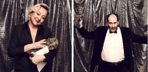 Reportaje Premios Goya 2015 Carmen Machi y Karra Elejalde