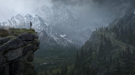Nueva imagen de arte conceptual de Rise of the Tomb Raider VillageVista