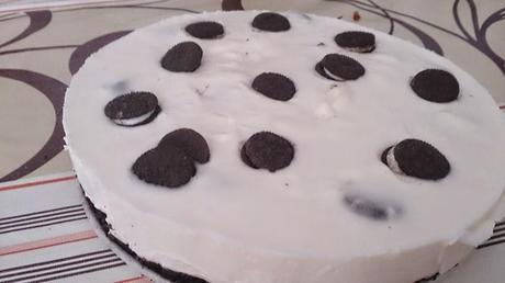 CHEESCAKE DE OREO SIN HORNO Y FELIZ CUMPLEAÑOS CUÑADO!!!!