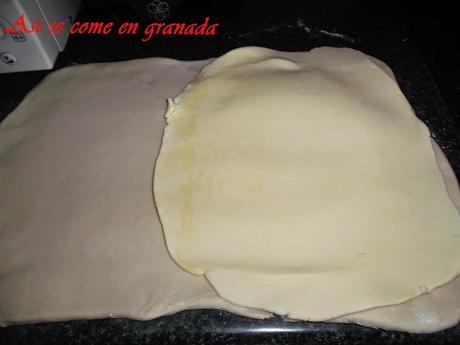 Croissants con hojaldre fermentado