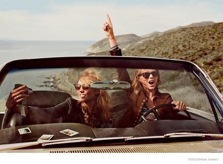 ¡Taylor Swift y Karlie Kloss portada de Vogue!