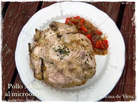 Reto Recetas Sanas: pollo en su jugo al microondas Reto recetas sanas: pollo asado al microondas