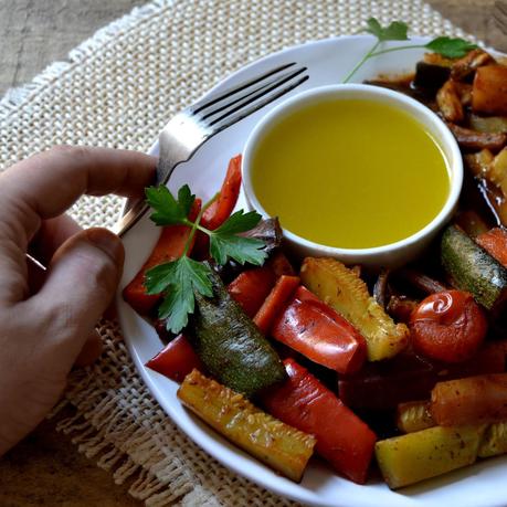 VERDURAS A LA BARBACOA CON VINAGRETA DE LIMA VERDURAS A LA BARBACOA CON VINAGRETA DE LIMA