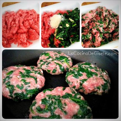 Hamburguesas con Espinaca PhotoGrid_1377870672136