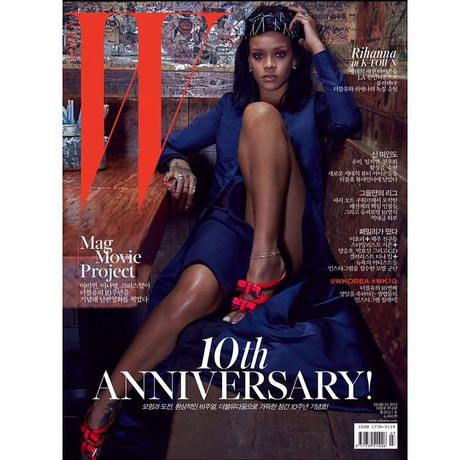 Rihanna portada de W Korea por su 10 Aniversario