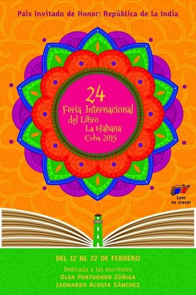 Cartel de la Feria Internacional del Libro de La Habana 2015. Autora: Sandra Haug.
