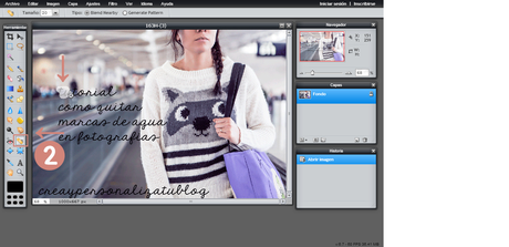 Como quitar una marca de agua de una imagen (Photoshop y Pixlr)