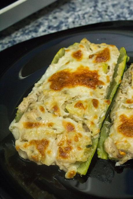 Calabacines rellenos ligeros Calabacines rellenos ligeros