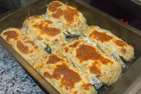 Calabacines rellenos ligeros Calabacines rellenos ligeros