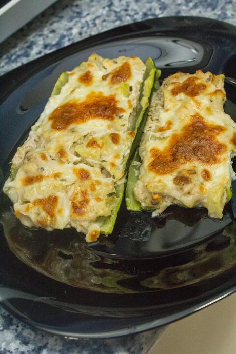 Calabacines rellenos ligeros Calabacines rellenos ligeros