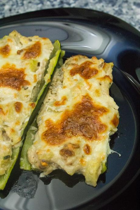 Calabacines rellenos ligeros Calabacines rellenos ligeros