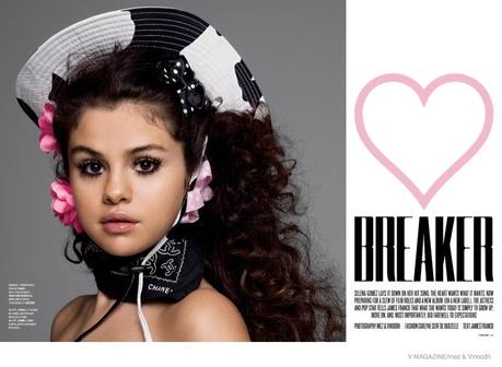 Selena Gómez en versión Lolita para V Magazine