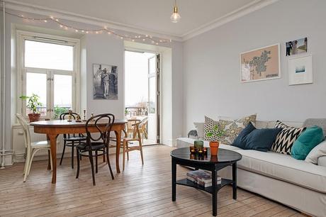 Muebles y objetos antiguos mezclados con estilo nórdico Muebles y objetos antiguos mezclados con estilo nórdico