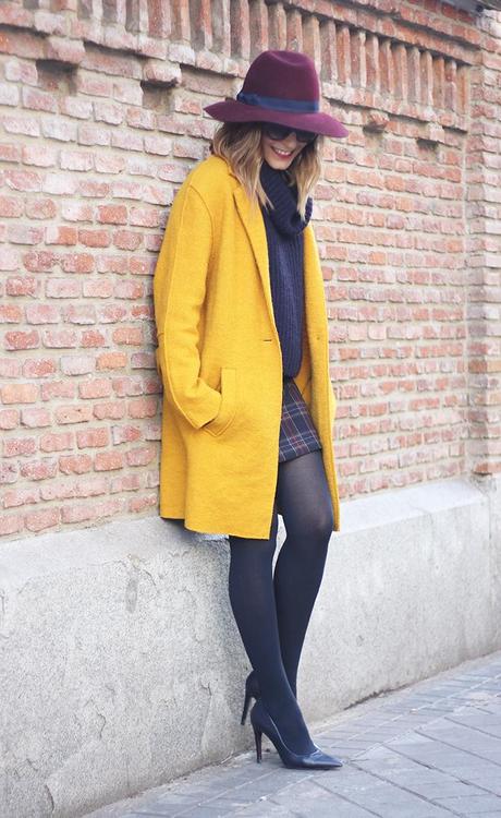 Windy Days Are Bad Days For Hair Mustard Coat03