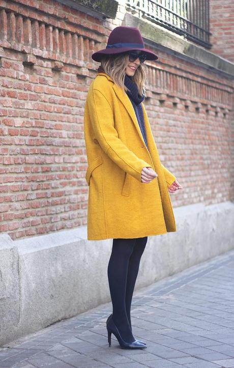 Windy Days Are Bad Days For Hair Mustard Coat02