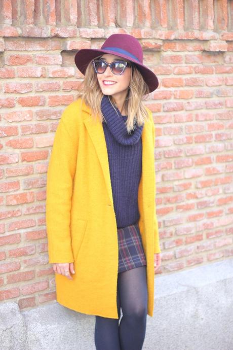 Windy Days Are Bad Days For Hair Mustard Coat17