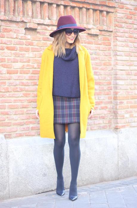 Windy Days Are Bad Days For Hair Mustard Coat12