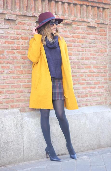 Windy Days Are Bad Days For Hair Mustard Coat13