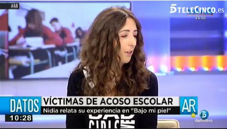 Nidia Represa y su libro ‘Bajo mi piel’ en El programa de Ana Rosa (Telecinco)