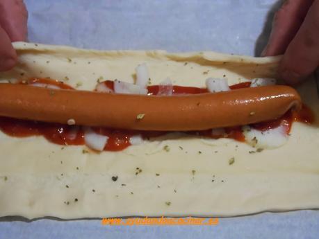 Salchichas Enrolladas Salchichas Enrolladas