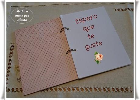 BLOC DE NOTAS CON DECOUPAGE