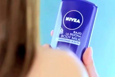 Un acondicionador para la piel: Nivea Body Milk bajo la ducha