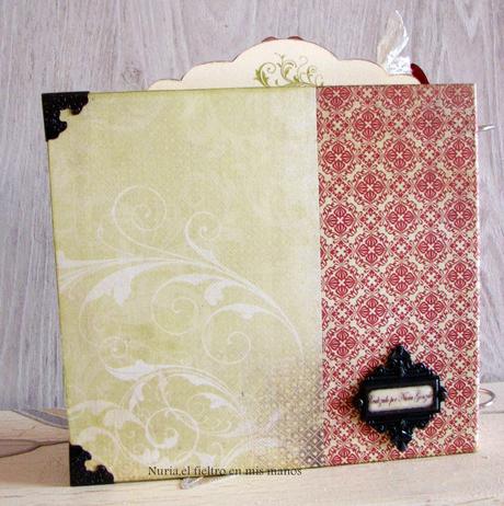 Álbum de recuerdos de scrapbbok Álbum de recuerdos de scrapbbok